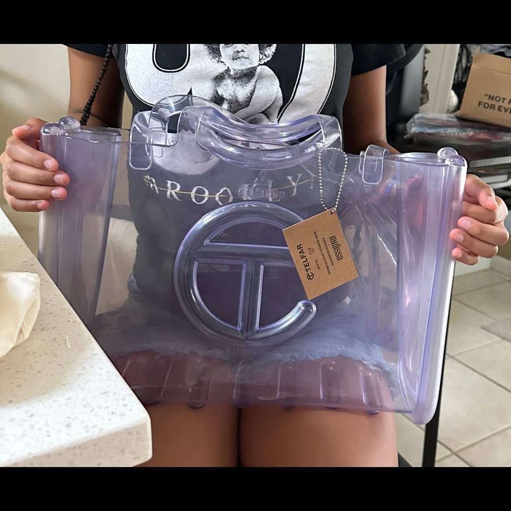 Large clear Telfar bag